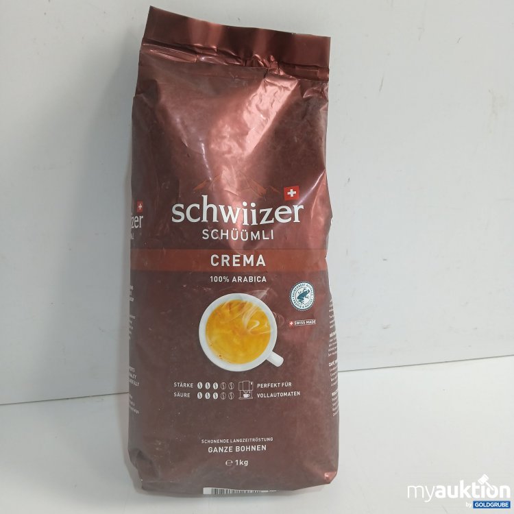 Artikel Nr. 950863: Schwiizer Schüümli Crema ganze Bohnen 1kg 