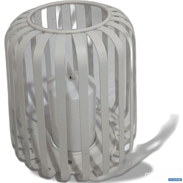 Artikel Nr. 955863: Elambia Laterne mit LED Kerze innen ca. 25cm 