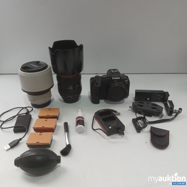 Artikel Nr. 971863: Canon INC EOS R6 Kamara DS126832 mit Diversen Linsen und Zubehör laut Foto 