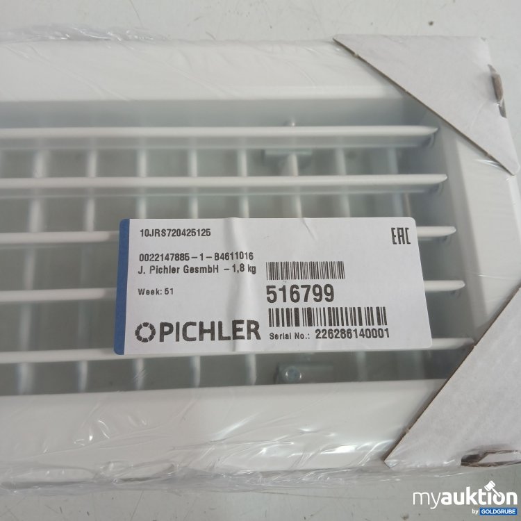 Artikel Nr. 992863 Artikel Nr. 992863: Pichler Lüftungsgitter 516799 ca. 45x15cm