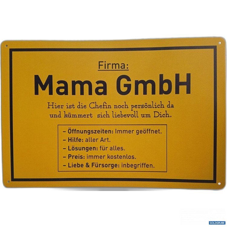 Artikel Nr. 446864: Blech Schild Deko