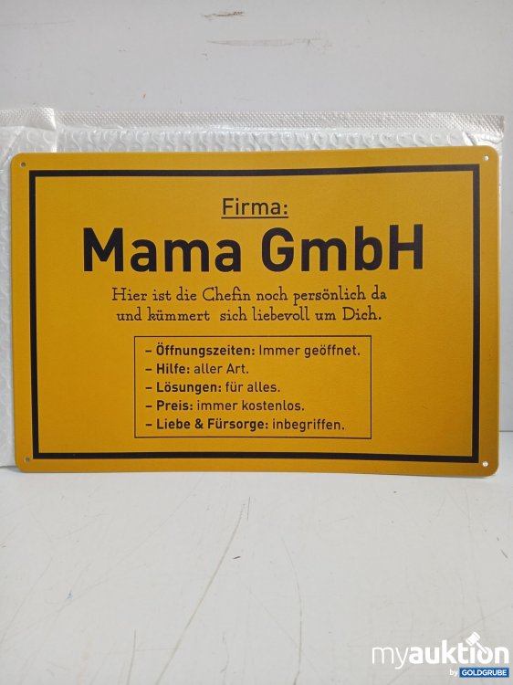 Artikel Nr. 446864: Blech Schild Deko