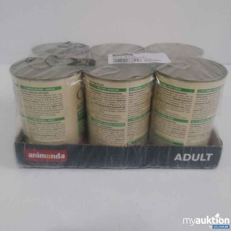 Artikel Nr. 851864: Animonda Carny Adult Katzenfutter Rind/Pute/Kaninchen 6x400g