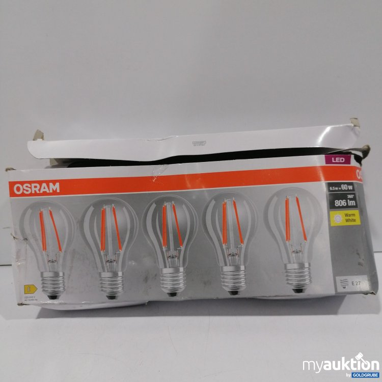 Artikel Nr. 876864 Artikel Nr. 876864: Osram LED Glühbirnen 5Stk Warm White