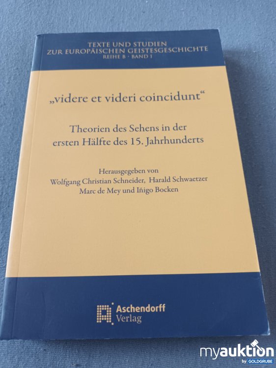 Artikel Nr. 901864 Artikel Nr. 901864: Theorien des Sehens in der ersten Hälfte des 15. Jahrhunderts