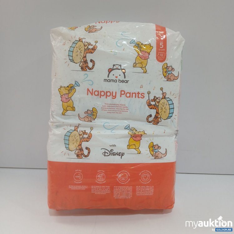Artikel Nr. 910864 Artikel Nr. 910864: Mama Bear Nappy Pants 5 (12-17kg) 70 Stück