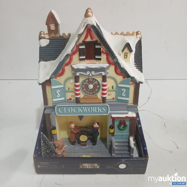 Artikel Nr. 939864 Artikel Nr. 939864: Magic Village illuminated & Musical Clockworks Deko
