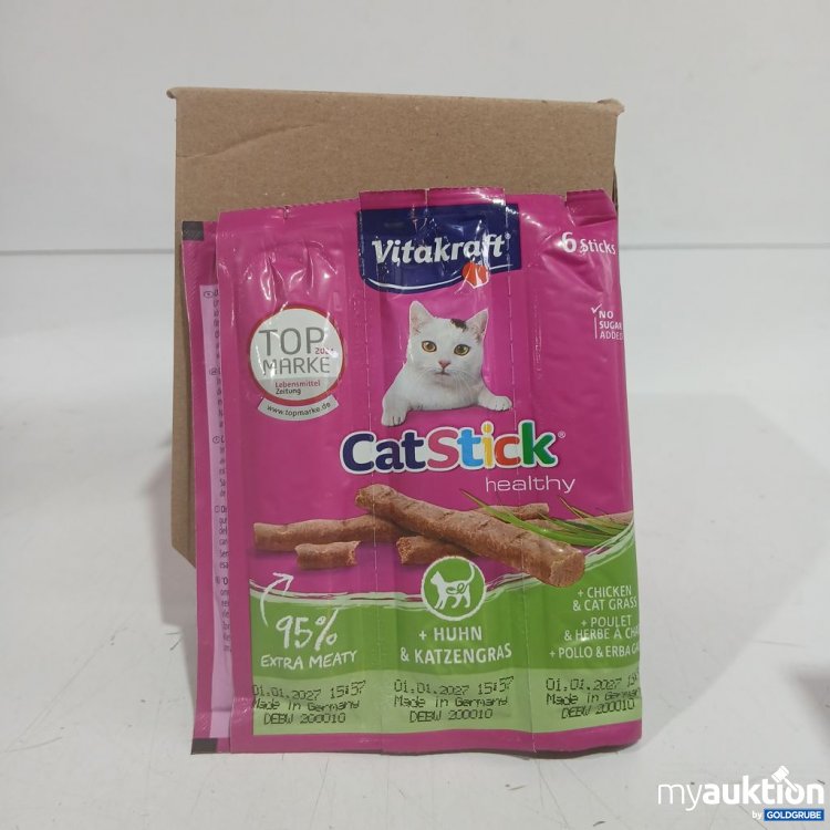 Artikel Nr. 973864 Artikel Nr. 973864: Vitakraft CatStick healthy Huhn & Katzengras 10x6Sticks