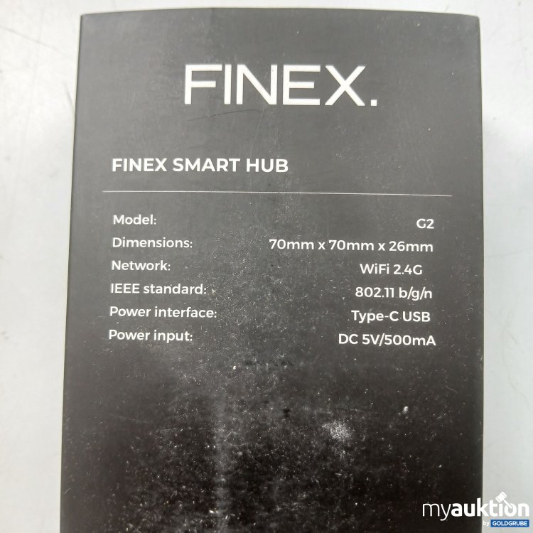 Artikel Nr. 980864 Artikel Nr. 980864: Finex Smart Hub Model: G2 70x70x26mm Weiß