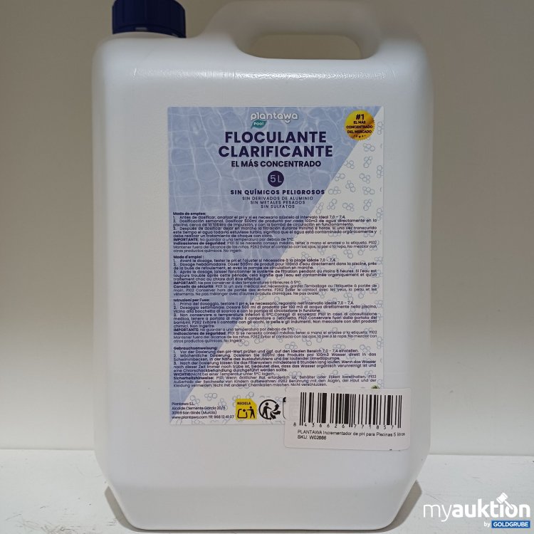 Artikel Nr. 986864 Artikel Nr. 986864: PLANTAWA Floculante Clarificante für Poolwasser, 5L