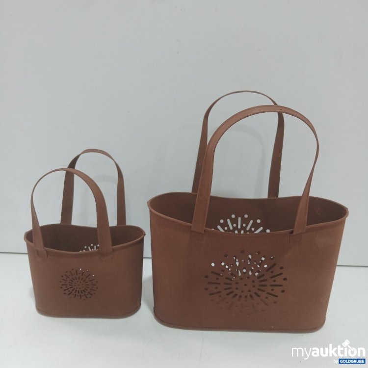 Artikel Nr. 444865 Artikel Nr. 444865: Unus Blumentopf Rost Tasche 2stk