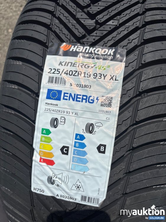 Artikel Nr. 445865 Artikel Nr. 445865: Hankook Kinergy 4S2 225/40 ZR19 93Y XL Ganzjahresreifen