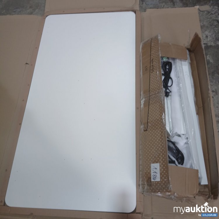 Artikel Nr. 467865 Artikel Nr. 467865: Desktronic Tischplatte weiß 160x80cm mit psssendem Fußtei elektrisch verstellbar