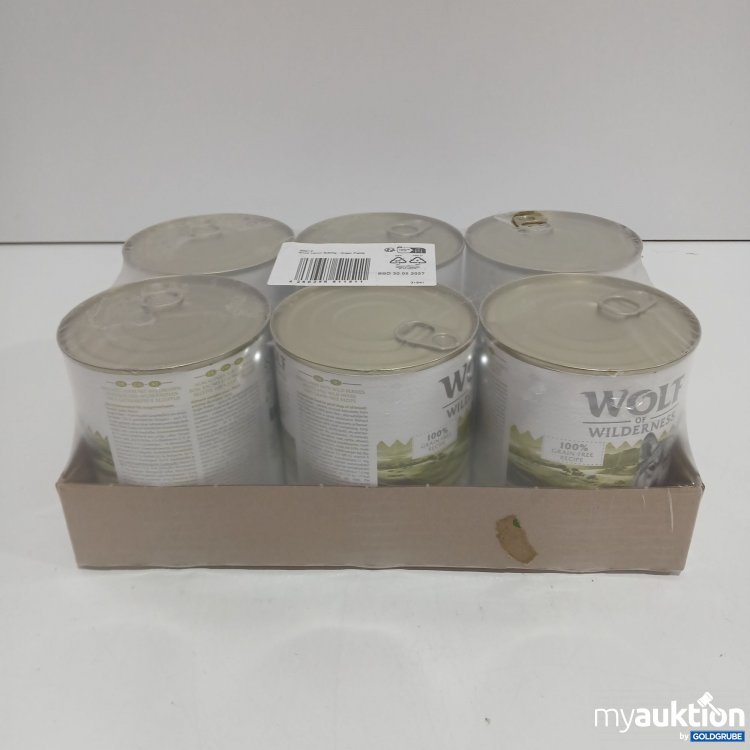 Artikel Nr. 866865: Wolf of Wilderness Lamm Hundefutter 6x800g