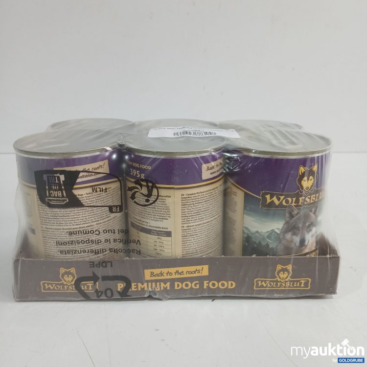 Artikel Nr. 868865 Artikel Nr. 868865: Wolfsblut Hundefutter Truthahn + Süßkartoffeln 6x395g