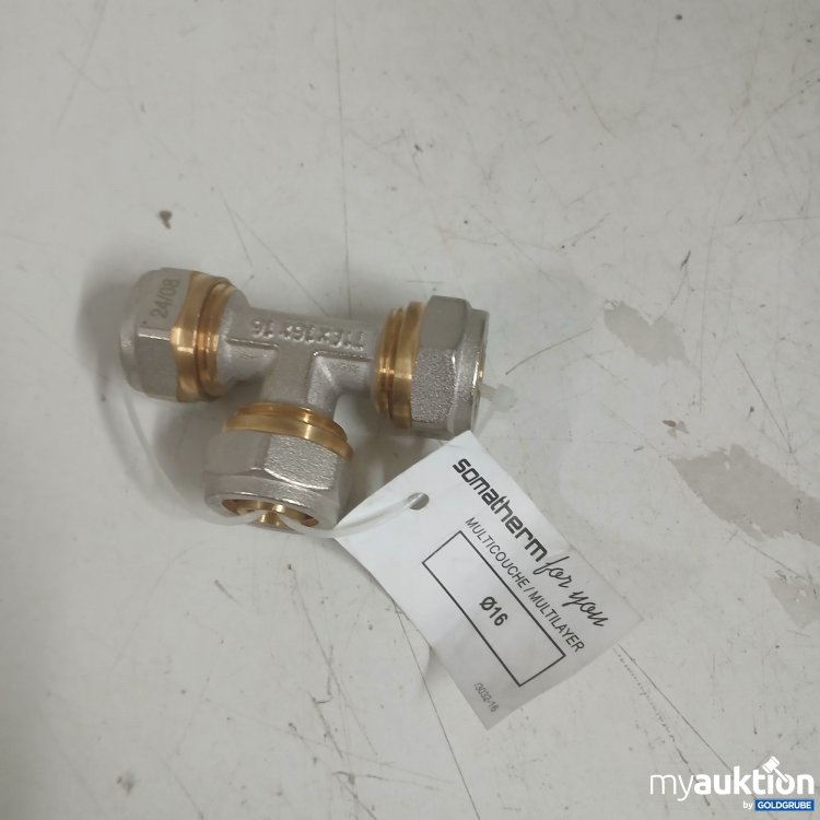 Artikel Nr. 875865 Artikel Nr. 875865: Somatherm Kompression T-Stück für Rohr Ø16