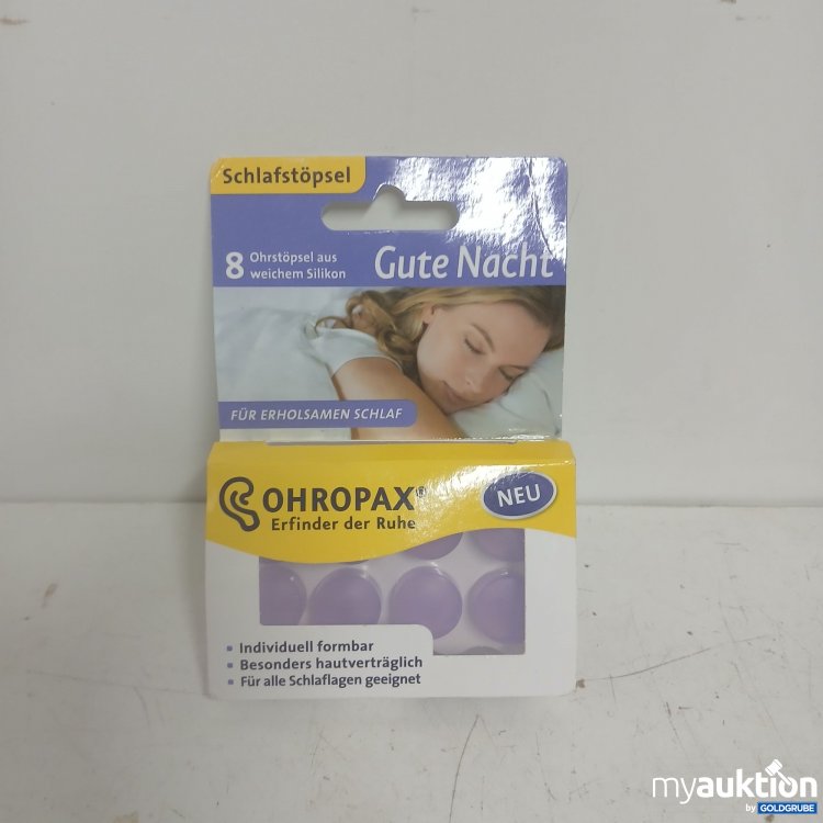 Artikel Nr. 877865: Ohropax Ohrstöpsel 8 Stück 