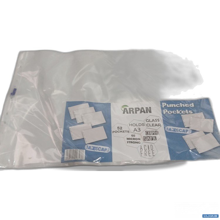 Artikel Nr. 882865: Arpan Punched Pockets A3 52 Pockets 