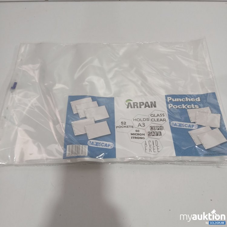 Artikel Nr. 882865: Arpan Punched Pockets A3 52 Pockets 