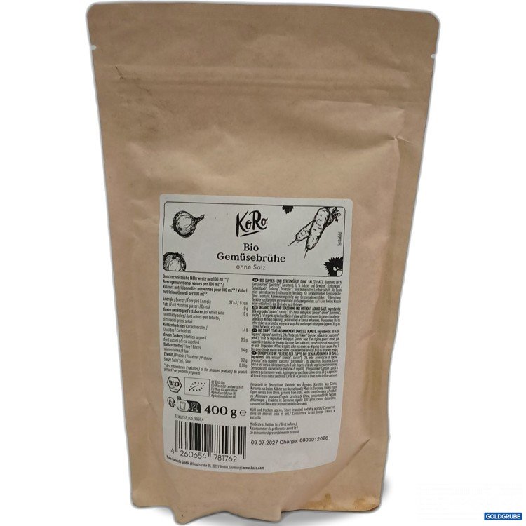 Artikel Nr. 953865: KoRo Bio Gemüsebrühe 400 g