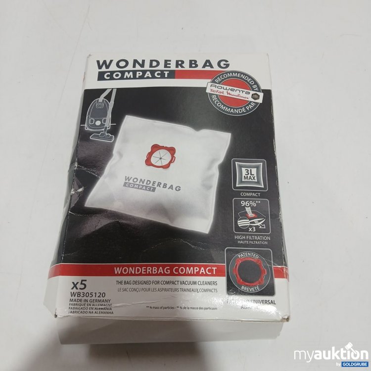 Artikel Nr. 963865: WONDERBAG COMPACT Staubsaugerbeutel 3l 5stk