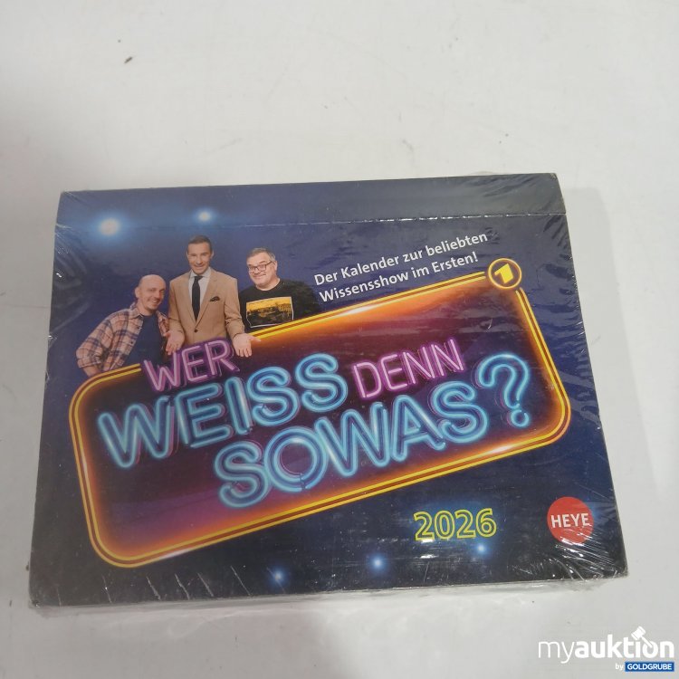 Artikel Nr. 962866: Wer weiss den sowas? 2026 Kalender zur Wissensshow 