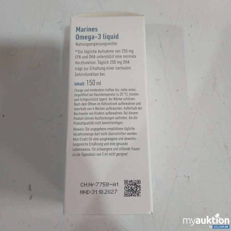 Artikel Nr. 979866 Artikel Nr. 979866: Biogena Marines Omega-3 liquid 150ml