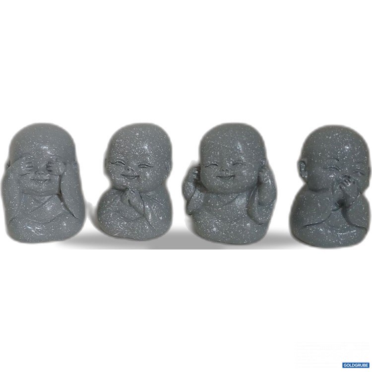 Artikel Nr. 994866 Artikel Nr. 994866: 4 verschiedene Mönch Statuen