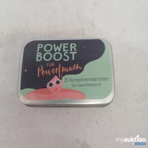 Auktion Power Boost Komplimentkarten-Set