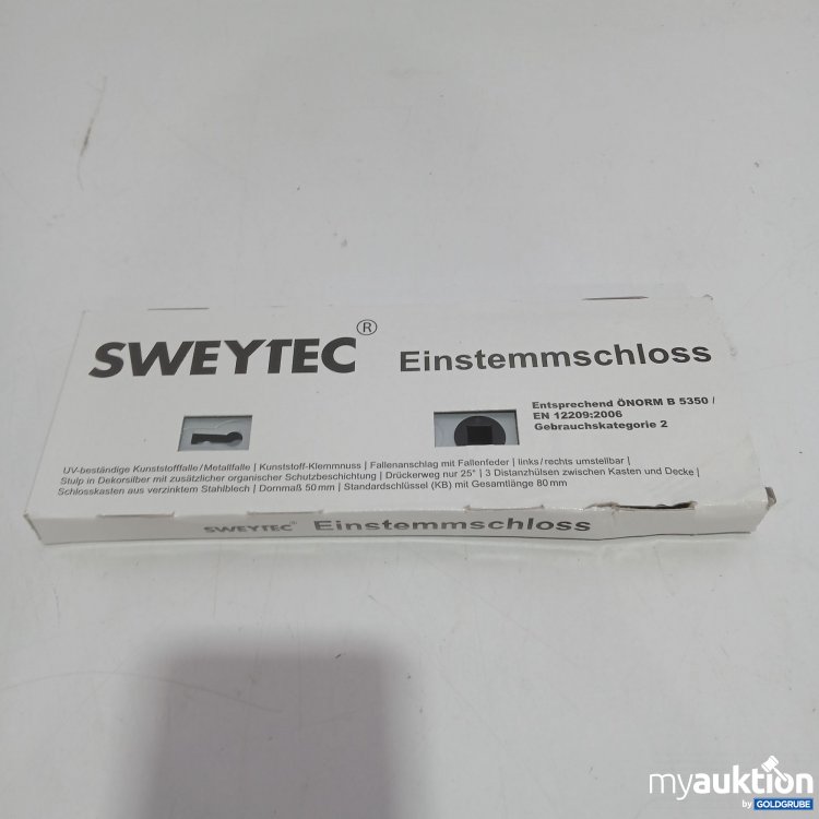 Artikel Nr. 520867 Artikel Nr. 520867: Sweytec Einstemmschloss