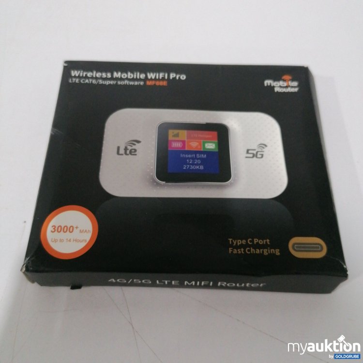 Artikel Nr. 856867 Artikel Nr. 856867: Wireless Mobile WiFi Pro4G/5G LTE MIFI Router