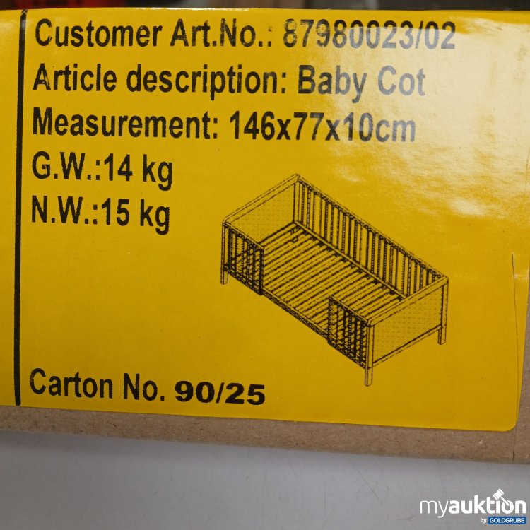 Artikel Nr. 957867: XXXLutz Baby Cot 146x77x10cm Art.Nr: 87980023/02