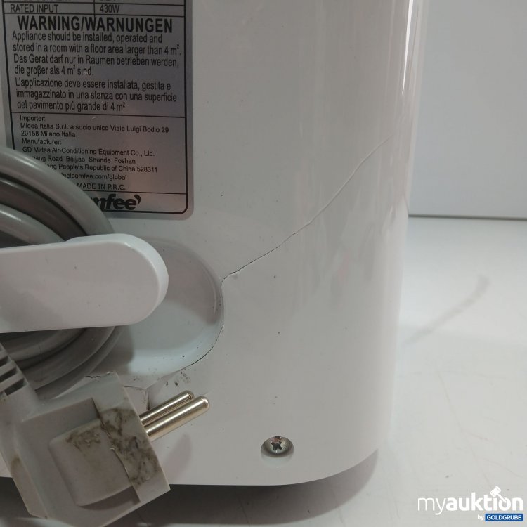 Artikel Nr. 980867 Artikel Nr. 980867: Comfee Luftentfeuchter Model: MODF-16DEN7-WF