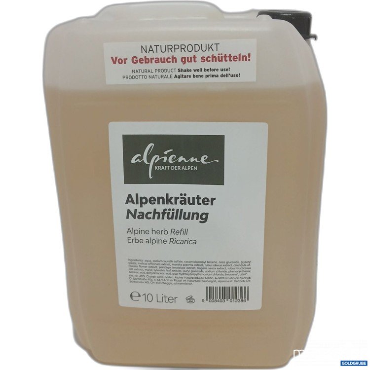 Artikel Nr. 997867 Artikel Nr. 997867: Alpienne Kraft der Alpen Alpenkräuter Nachfüllung 10L