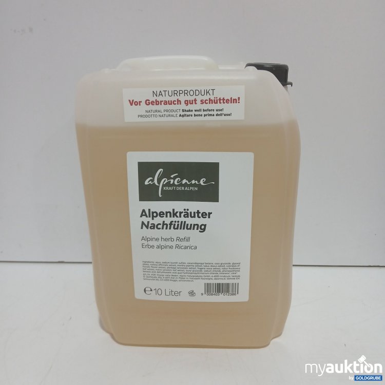 Artikel Nr. 997867 Artikel Nr. 997867: Alpienne Kraft der Alpen Alpenkräuter Nachfüllung 10L