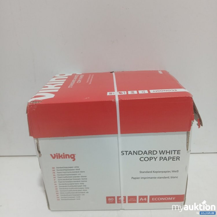 Artikel Nr. 467868 Artikel Nr. 467868: Viking 1 Paket Standard White Copy Paper A4 80 g/m² 5x500 Blatt
