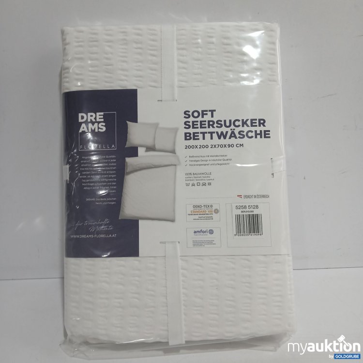 Artikel Nr. 902868: Dreams Florella Soft Seersucker Bettwäsche 200x200cm 2x70x90cm 