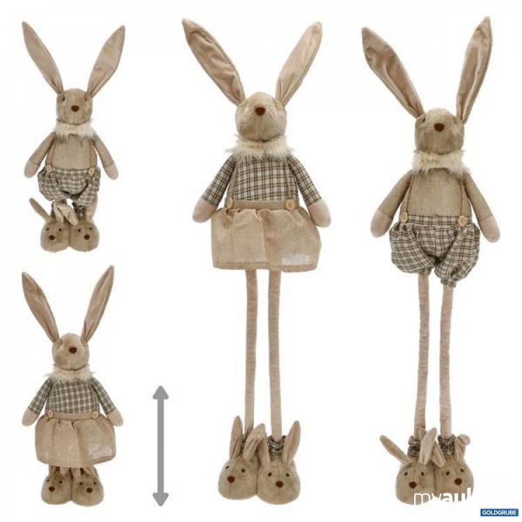 Artikel Nr. 922868: Osterhase, Hasenschuhe, teleskop Beine, 2/s, ca. 115cmH