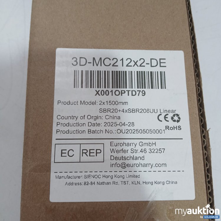 Artikel Nr. 957868: Diverse Schinen Model: 2x1500mm SBR20+4xSBR206UU Linear 