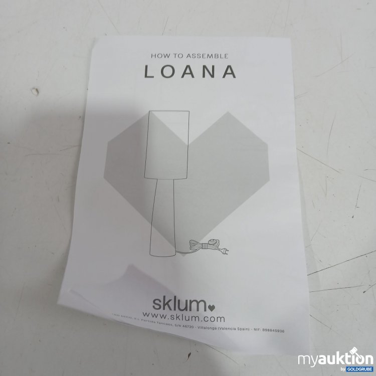 Artikel Nr. 968868 Artikel Nr. 968868: Sklum Loana Stehleuchte G320391