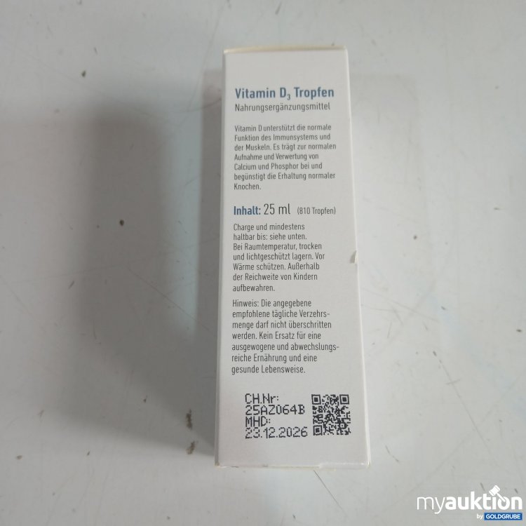 Artikel Nr. 979868 Artikel Nr. 979868: Biogena Vitamin D3 Tropfen 25ml