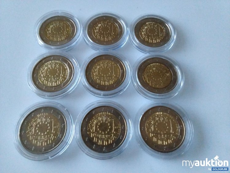 Artikel Nr. 393869: 2 Euro, 30 Jahre Europa Flagge