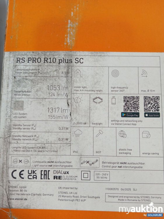 Artikel Nr. 446869 Artikel Nr. 446869: STEINEL RS PRO R10 plus SC