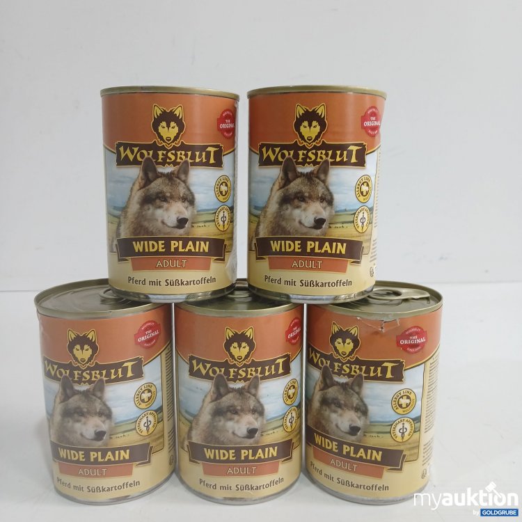 Artikel Nr. 868869 Artikel Nr. 868869: Wolfsblut Wide Plain Adult Hundefutter Pferd mit Süßkartoffel je 395g