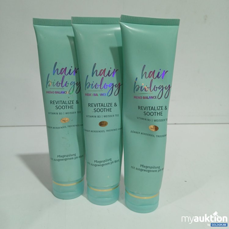 Artikel Nr. 885869: Hair biology Revitalize & Soothe Pflegespülung je 160ml 