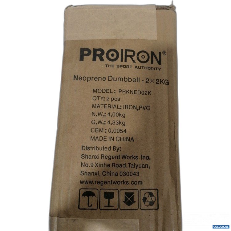 Artikel Nr. 890869: Proiron Neoprene Dumbbell 2x2kg 