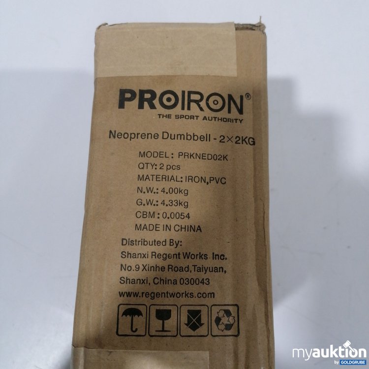 Artikel Nr. 890869: Proiron Neoprene Dumbbell 2x2kg 