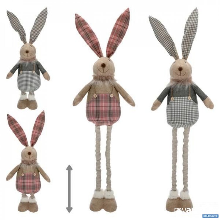 Artikel Nr. 922869: Osterhase, Hoppel, teleskop Beine, 2/s, ca. 115cmH