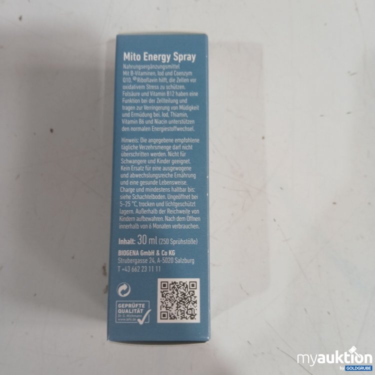 Artikel Nr. 979869 Artikel Nr. 979869: Biogena Mito Energy Spray 30ml