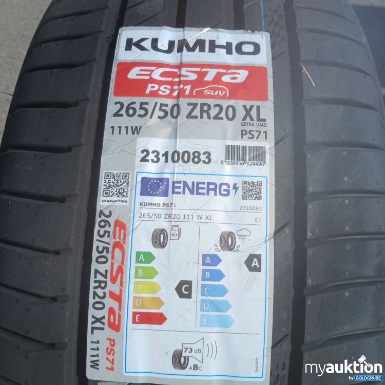 Artikel Nr. 440870 Artikel Nr. 440870: Kumho 265/50ZR20 Reifen